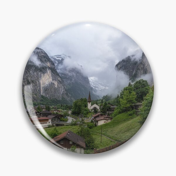 Item preview, Lauterbrunnen and Staubbach Waterfall designed and sold by aaronchoi.