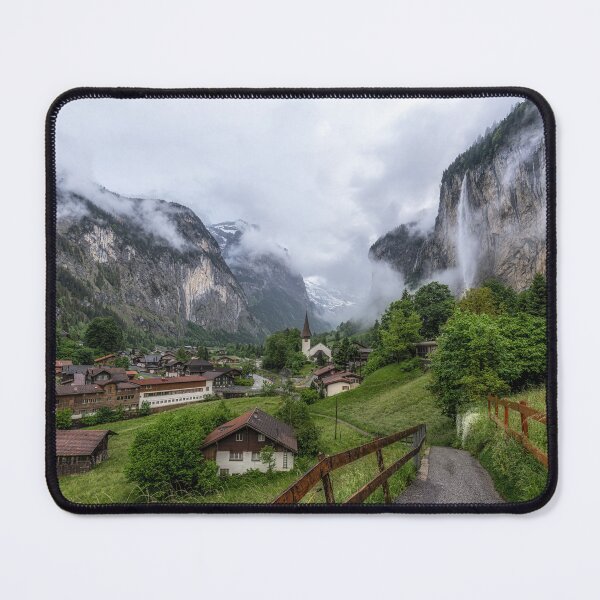Item preview, Lauterbrunnen and Staubbach Waterfall designed and sold by aaronchoi.
