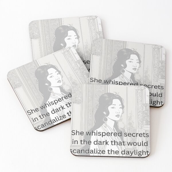 Item preview, She whispered secrets in the dark that would scandalize the daylight designed and sold by SilkenDove.