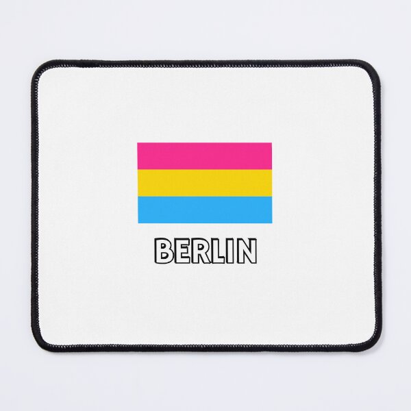 Item preview, Pan Pride Flag Berlin designed and sold by Inspirationmotivation.