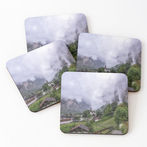 Item preview, Lauterbrunnen and Staubbach waterfall designed and sold by aaronchoi.