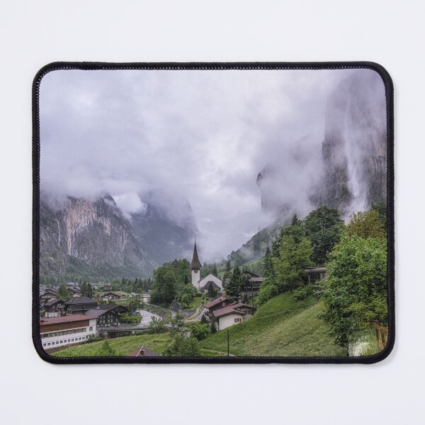 Item preview, Lauterbrunnen and Staubbach waterfall designed and sold by aaronchoi.