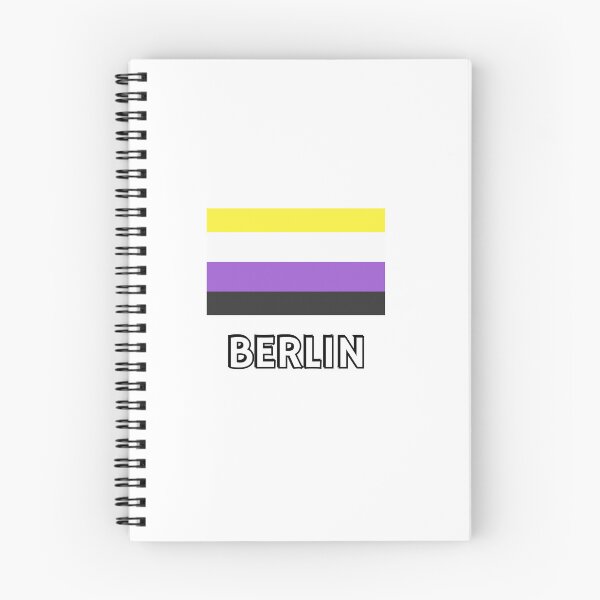 Item preview, Non Binary Pride Flag Berlin designed and sold by Inspirationmotivation.