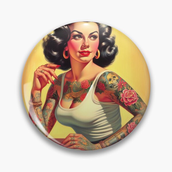Item preview, Sexy Inked Girl designed and sold by PulpVintage.