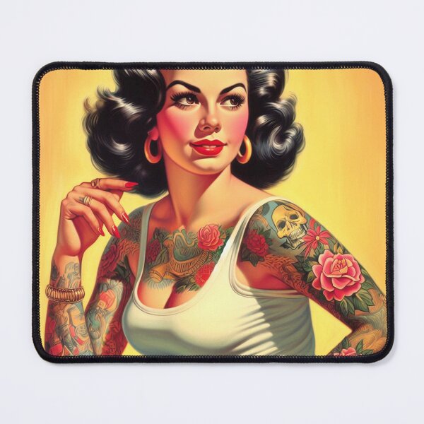 Item preview, Sexy Inked Girl designed and sold by PulpVintage.