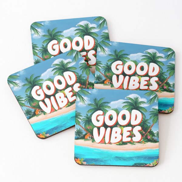 Item preview, Good Vibes On A Tropical Island designed and sold by TheArtOfPat.
