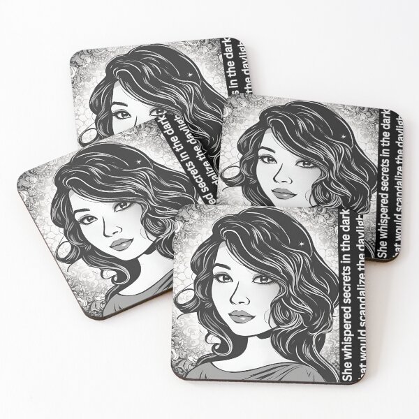 Item preview, She whispered secrets in the dark designed and sold by SilkenDove.