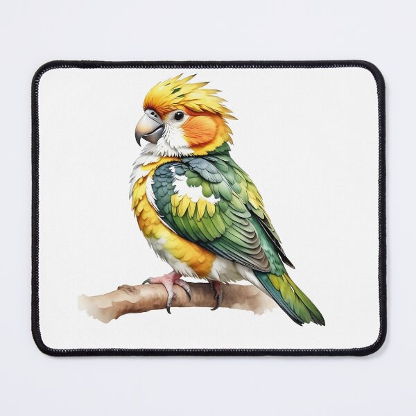 Item preview, Watercolor Caique Bird designed and sold by TheAnimalZ00.