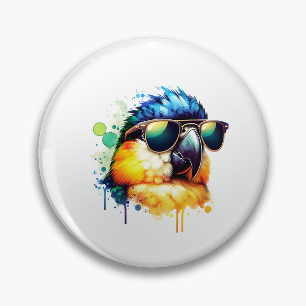 Item preview, Caique Bird Wearing Sunglasses designed and sold by TheAnimalZ00.