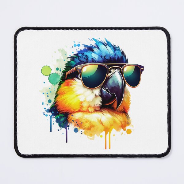 Item preview, Caique Bird Wearing Sunglasses designed and sold by TheAnimalZ00.