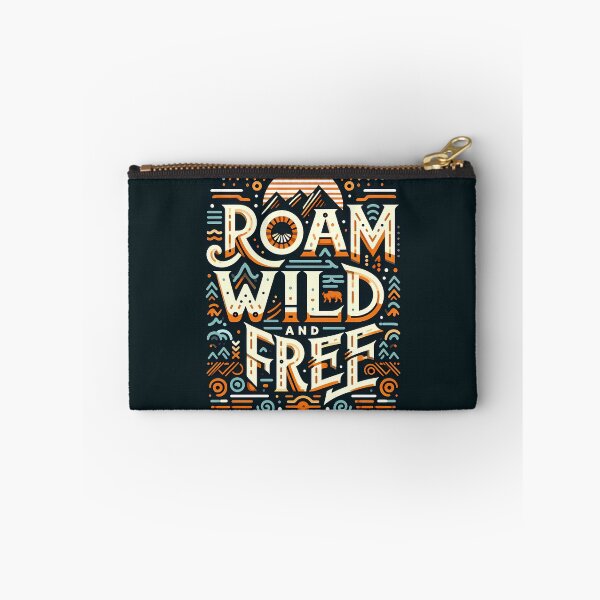 Item preview, Roam Wild and Free, typography designed and sold by maxmaj.