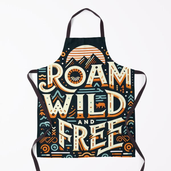 Item preview, Roam Wild and Free, typography designed and sold by maxmaj.