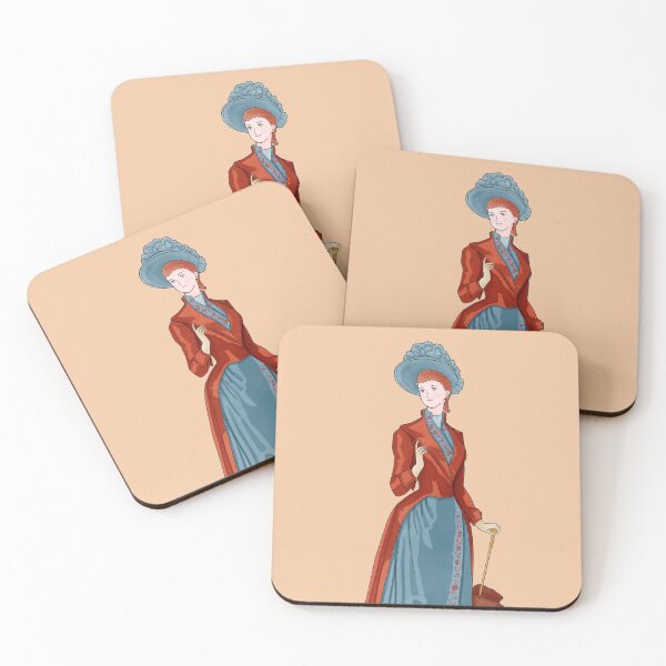 Item preview, Historical Costume 1880s Watercolor Fashion Illustration 6 designed and sold by MariOyama.