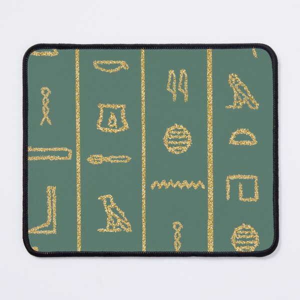 Item preview, Green Egyptian Hieroglyphs designed and sold by LisaMPierce1990.