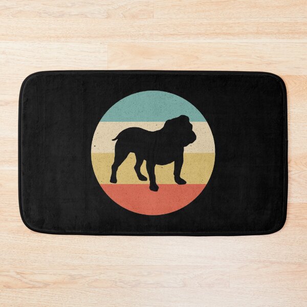 Item preview, English Bulldog Worn Retro Style Horizontal Design designed and sold by kakarikihill.