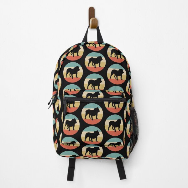 Item preview, English Bulldog Worn Retro Style Horizontal Design designed and sold by kakarikihill.
