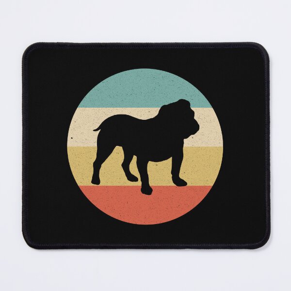Item preview, English Bulldog Worn Retro Style Horizontal Design designed and sold by kakarikihill.