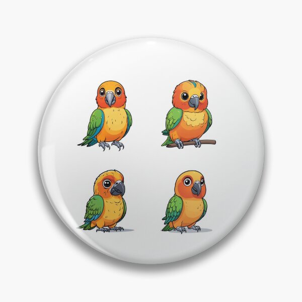 Item preview, Jenday Conure Birds designed and sold by TheAnimalZ00.