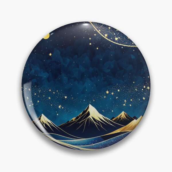 Item preview, Stellar Night in the Mountains designed and sold by RKOLJ.