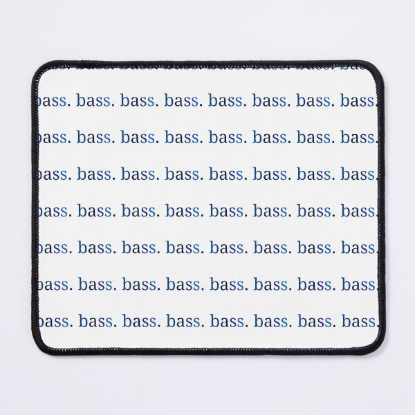 Item preview, Bass blue single word designed and sold by artdesignbysam.