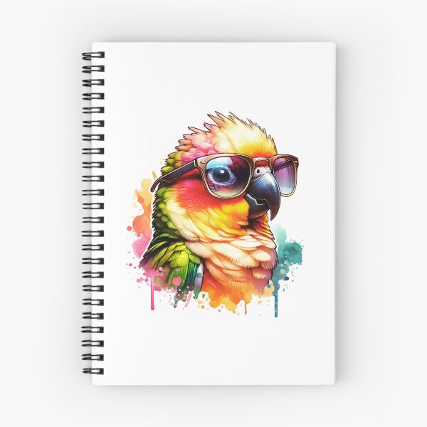 Item preview, Jenday Conure Bird Wearing Sunglasses designed and sold by TheAnimalZ00.