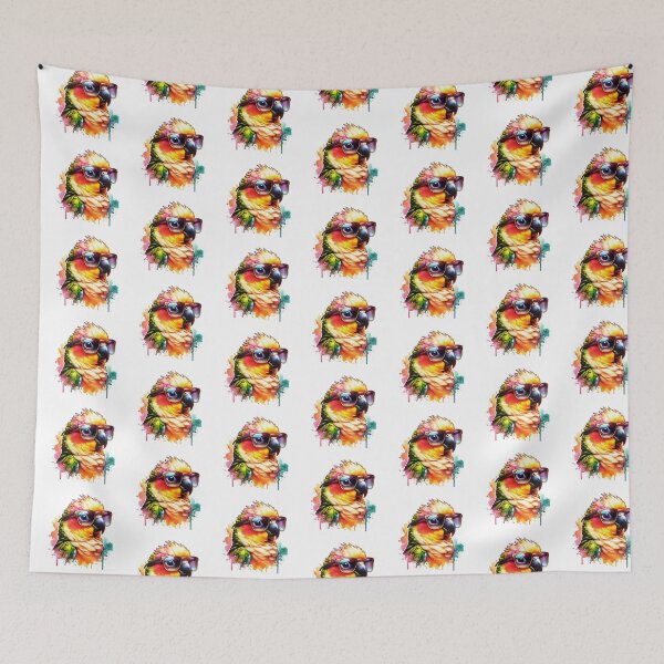 Item preview, Jenday Conure Bird Wearing Sunglasses designed and sold by TheAnimalZ00.