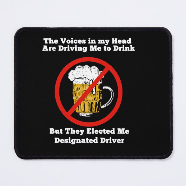 Item preview, dark voices in my head drinking party designed and sold by TygerOCatz.