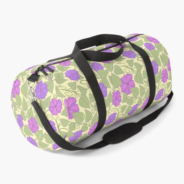 Item preview, Purple flowers on a creamy background  designed and sold by MarySchwindt.