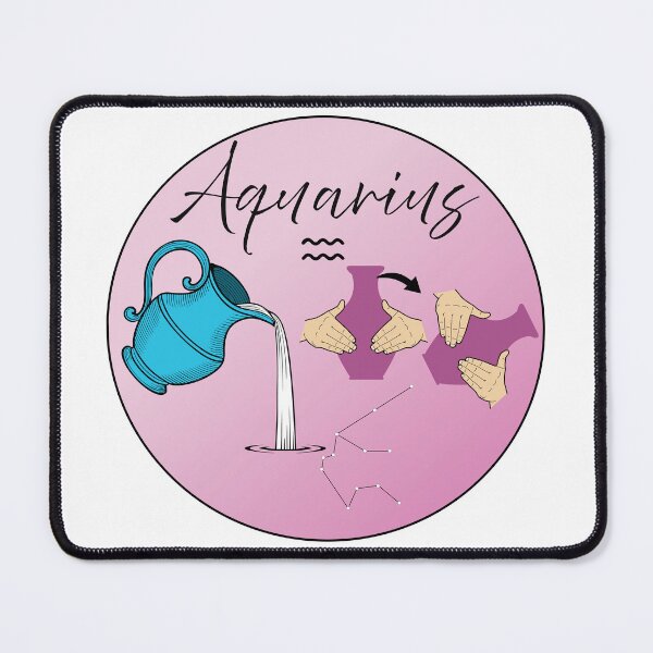 Item preview, ASL Zodiac Sign - Aquarius - Light Skin Tone designed and sold by ASL-Belle.