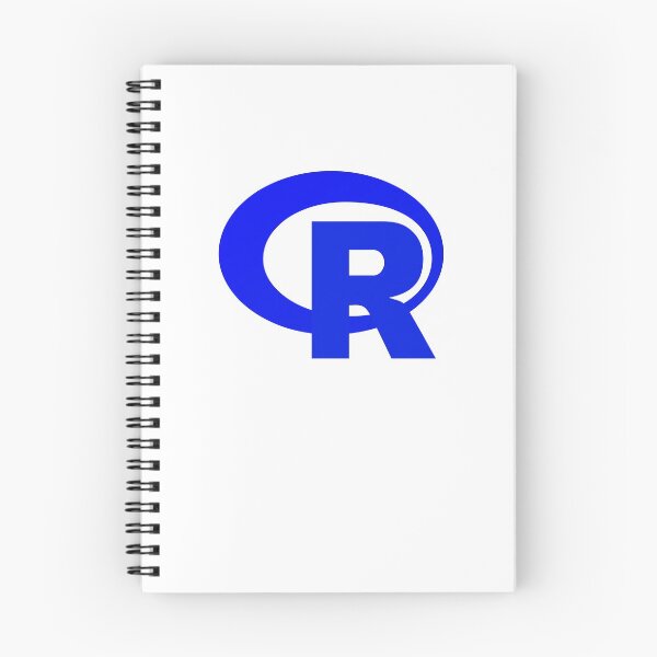 Item preview, R Official Logo Blue Programming Language T-Shirt designed and sold by Rainwater Merch.