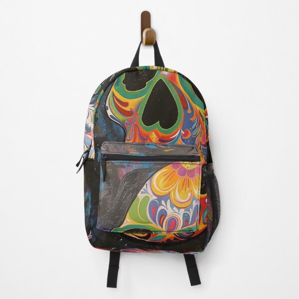 Item preview, Day of the Dead Skull Painting Black and Bright 4 designed and sold by AstroRisq.