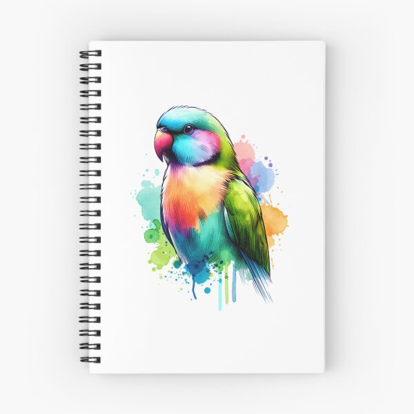 Item preview, Watercolor Lineolated Parakeet   designed and sold by TheAnimalZ00.
