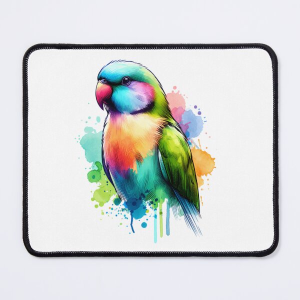 Item preview, Watercolor Lineolated Parakeet designed and sold by TheAnimalZ00.