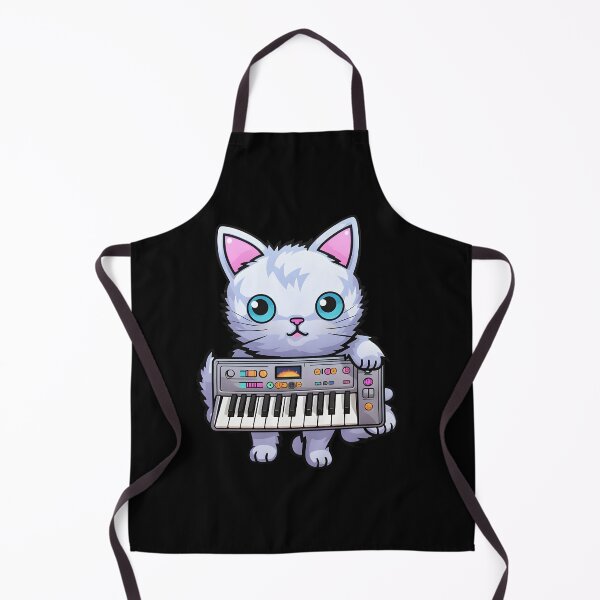 Artikelvorschau, Kawaii Katze mit Synthesizer entworfen und verkauft von SHADOWNB69.