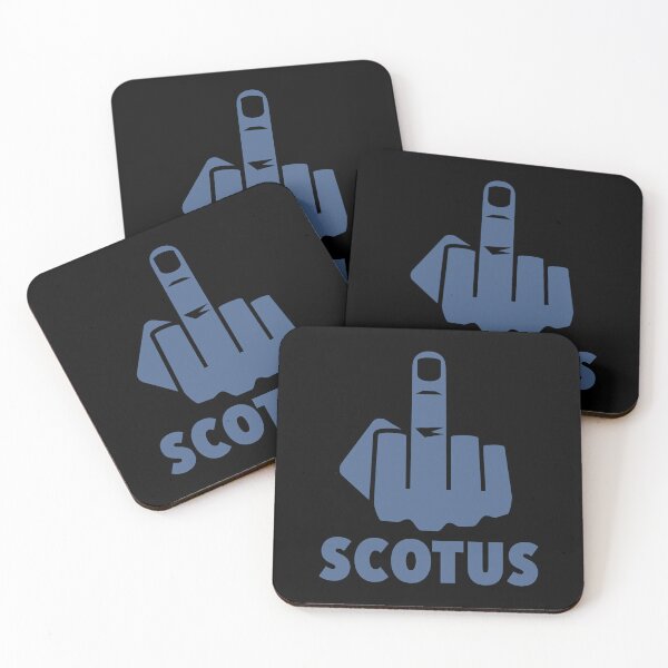 Item preview, FCK Scotus - censored with middle finger - steel blue designed and sold by Thelittlelord.