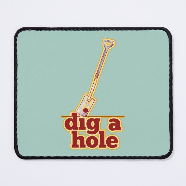 Item preview, Spade DIGGING HOLES designed and sold by piedaydesigns.