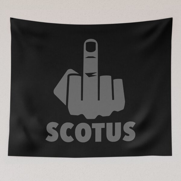 Item preview, FCK Scotus - censored with middle finger - subtle gray designed and sold by Thelittlelord.