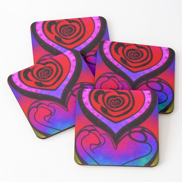 Item preview, Abstract Hearts Art designed and sold by TheDarkWardrobe.