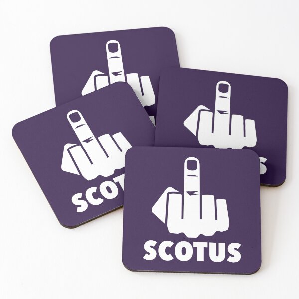 Item preview, FCK Scotus - censored with middle finger - stark white designed and sold by Thelittlelord.