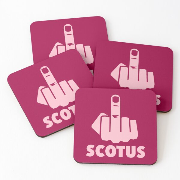Item preview, FCK Scotus - censored with middle finger - soft pink designed and sold by Thelittlelord.