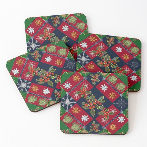Item preview, Mosaico de vacaciones de invierno designed and sold by goldsmudge.