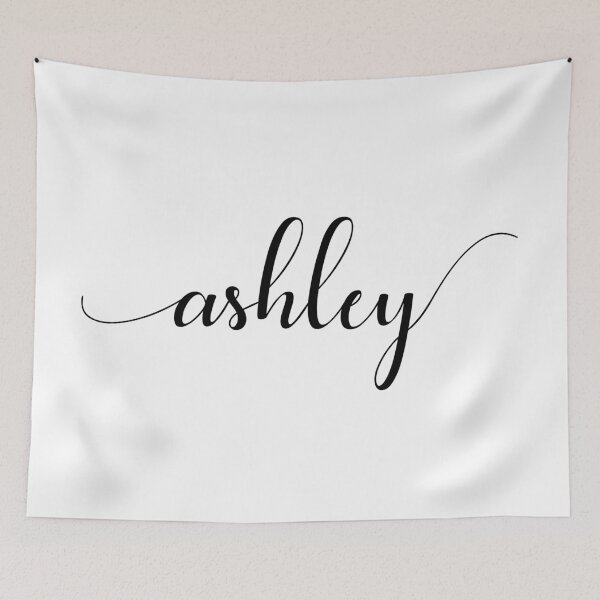 Item preview, Ashley - Custom name on delicate black cursive font designed and sold by To the Lua.