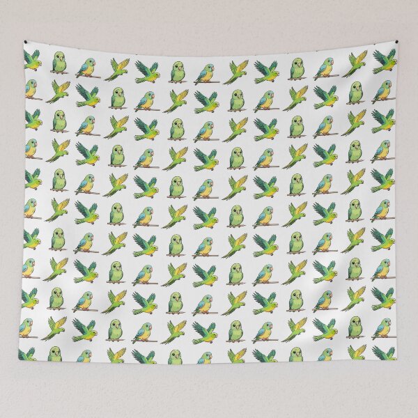 Item preview, Lineolated Parakeet Birds designed and sold by TheAnimalZ00.