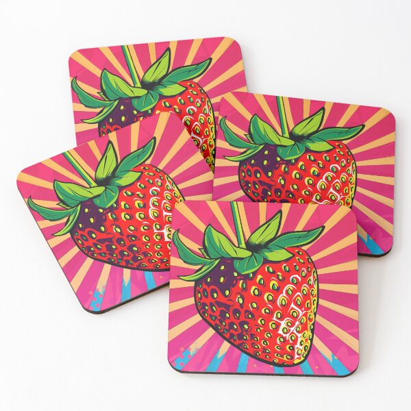 Item preview, Strawberry Pop Art 2 designed and sold by AstroRisq.