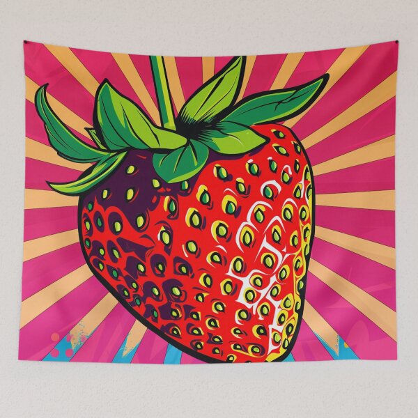Item preview, Strawberry Pop Art 2 designed and sold by AstroRisq.