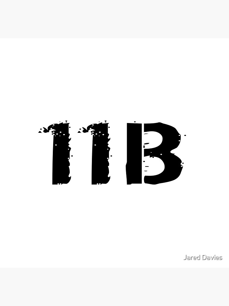 2-Pack White 5-inch Army 11B Infantry Decal Stickers - Die Cut Vinyl With No Background