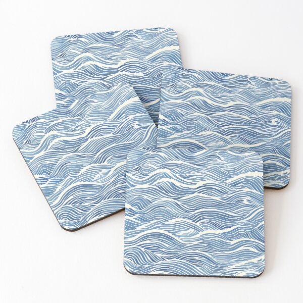 Item preview, Blue Watercolor Waves designed and sold by NesaArtSpace.