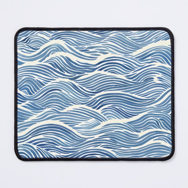 Item preview, Blue Watercolor Waves designed and sold by NesaArtSpace.