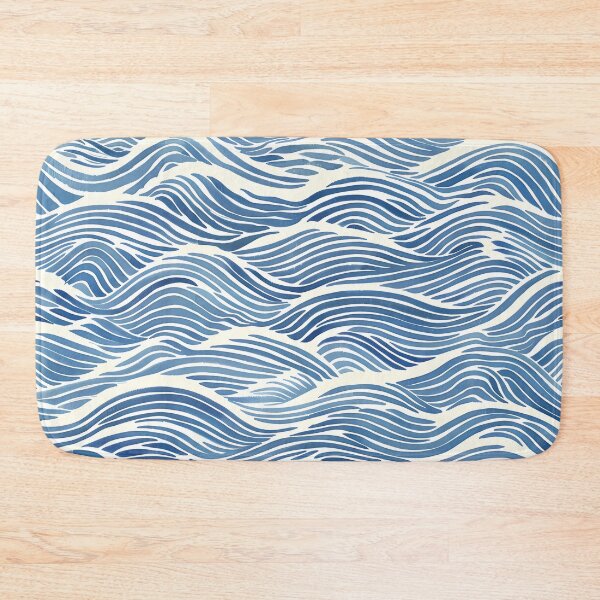 Item preview, Blue Watercolor Waves designed and sold by NesaArtSpace.