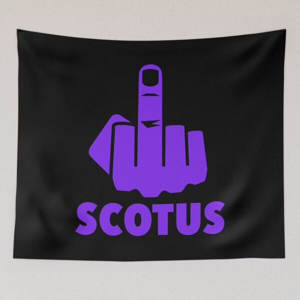 Item preview, FCK Scotus - censored with middle finger - purple designed and sold by Thelittlelord.